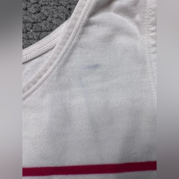 Vineyard Vines Nantucket Stripped Sleeveless Dress White &red Girls Size XL 16 - Picture 9 of 9